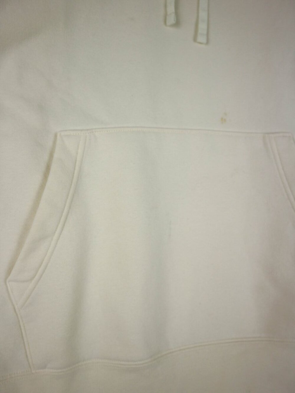 Nike Cream Yellow Cotton Pullover Hoodie Sweater Medium Womens as is - Picture 4 of 12